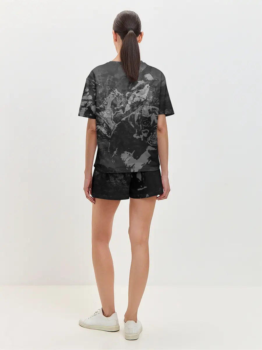 Женская пижама с шортами / Battle with the dragon / TES