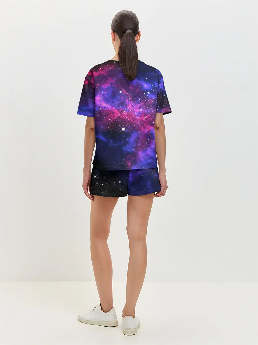 Женская пижама с шортами / Distant galaxy