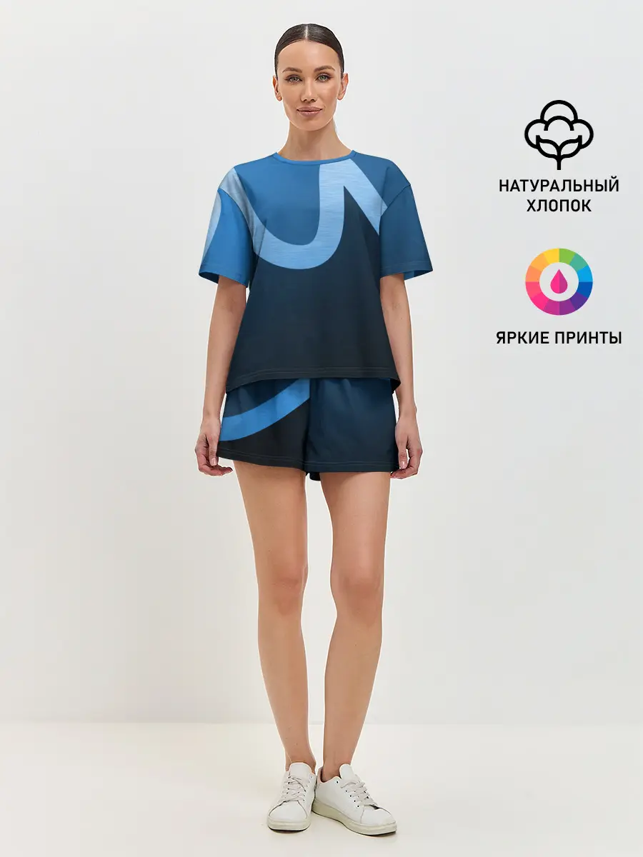 Женская пижама с шортами / WAVE