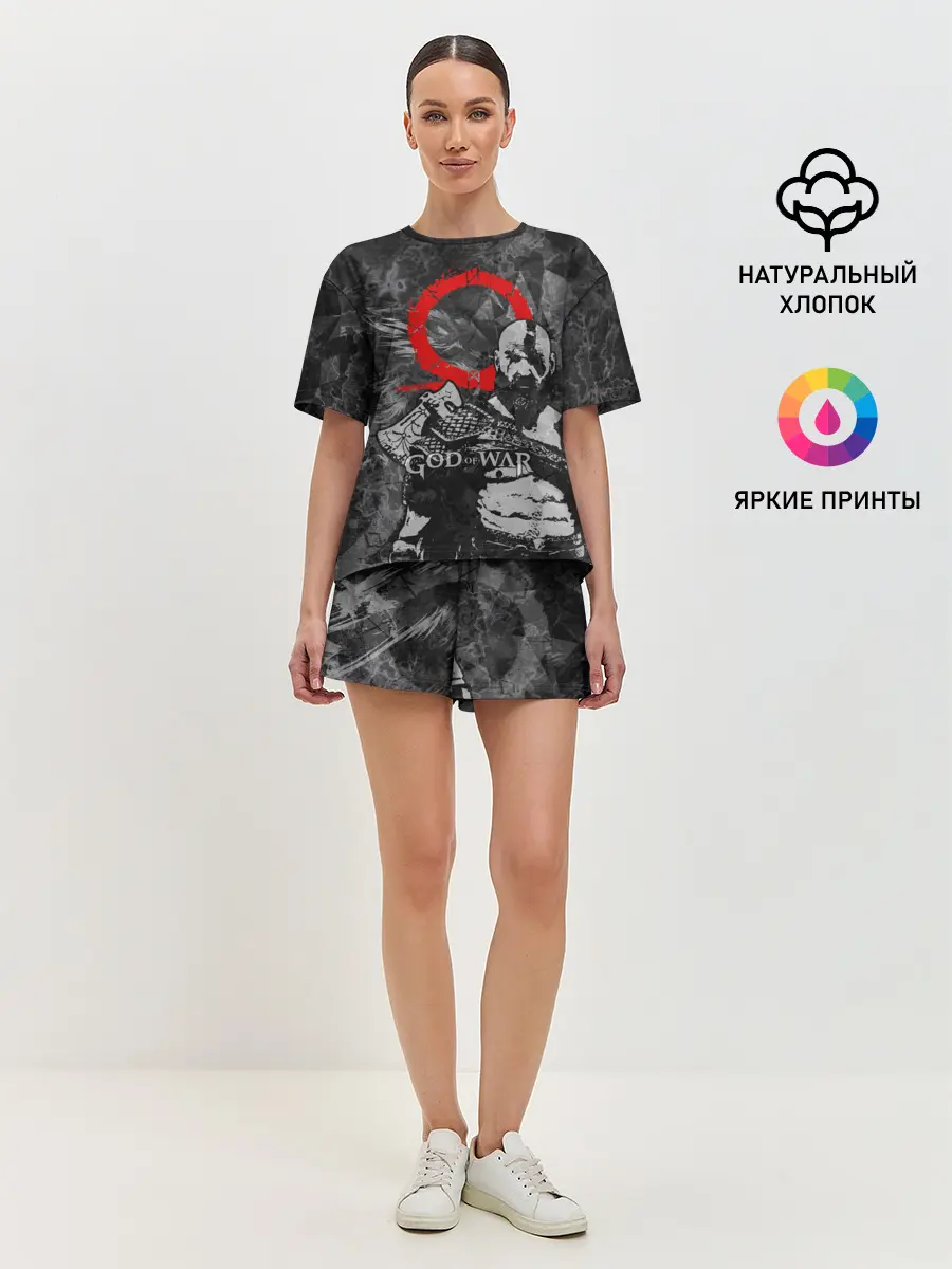 Женская пижама с шортами / GOD OF WAR : KRATOS