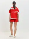 Женская пижама с шортами / PORSCHE / ПОРШЕ / RED STYLE