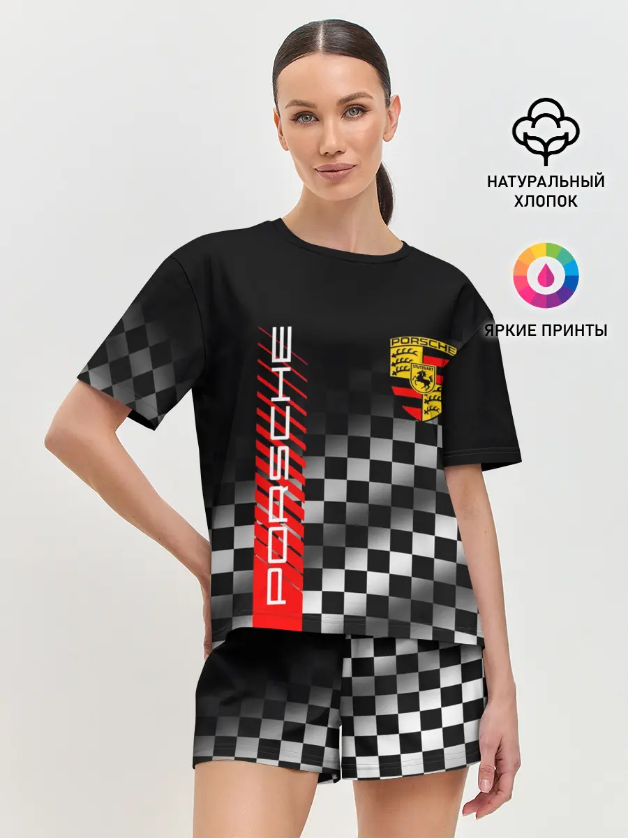 Женская пижама с шортами / PORSCHE / ПОРШЕ / ФИНИШ