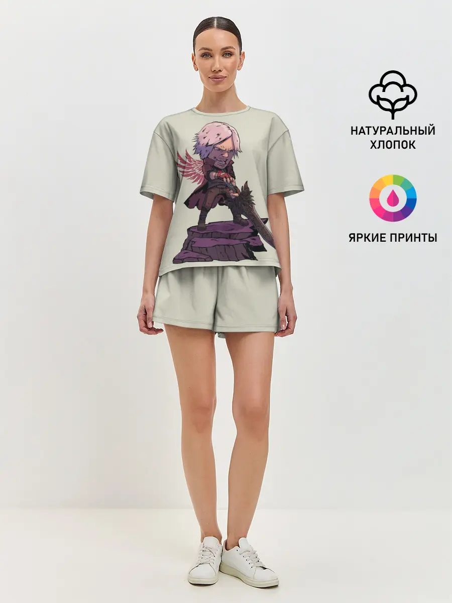 Женская пижама с шортами / Dante Big head