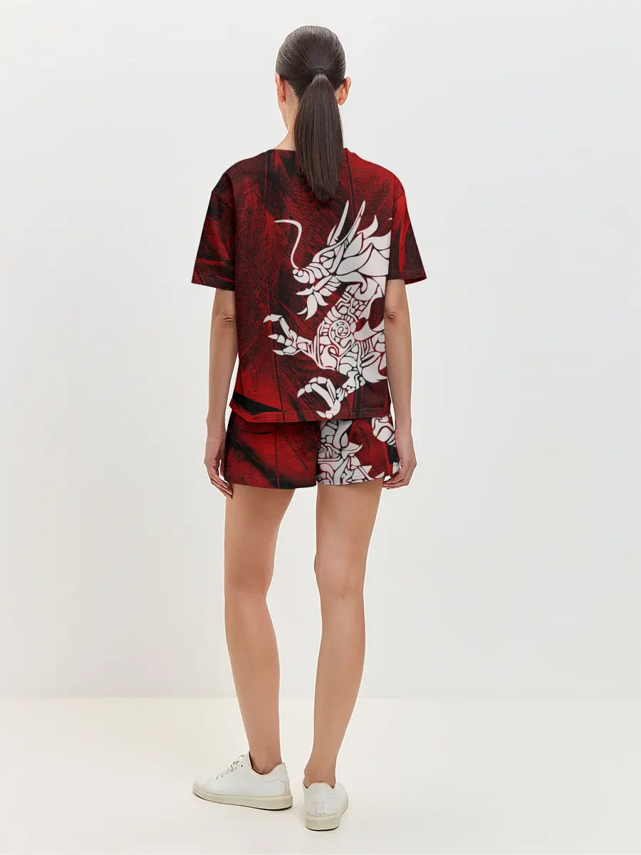 Женская пижама с шортами / Chinese Dragon
