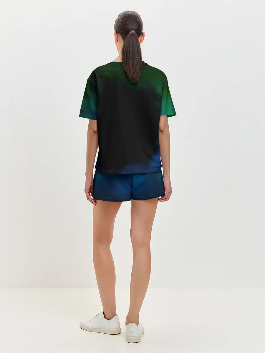 Женская пижама с шортами / Гию и Танджиро Kimetsu no Yaiba