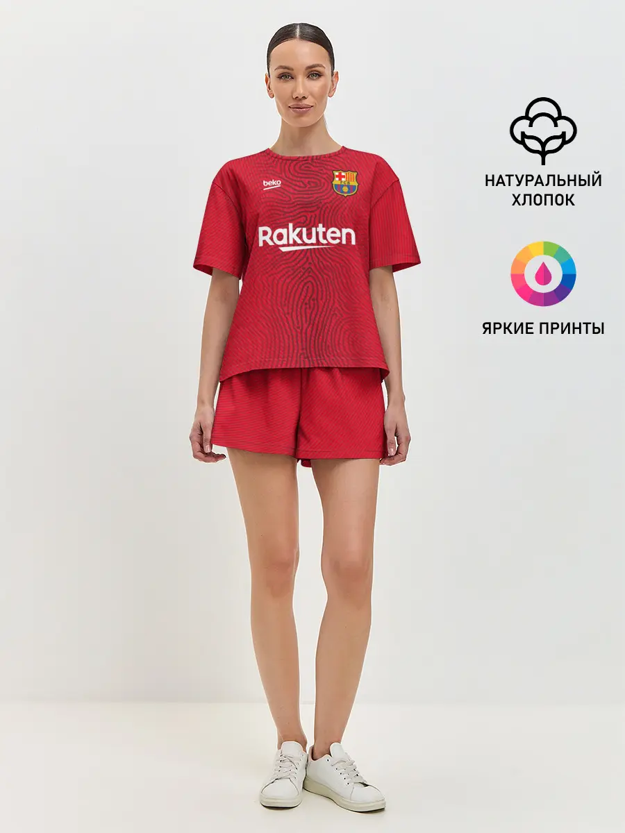 Женская пижама с шортами / FC Barcelona | Goalkeeper 2021/22