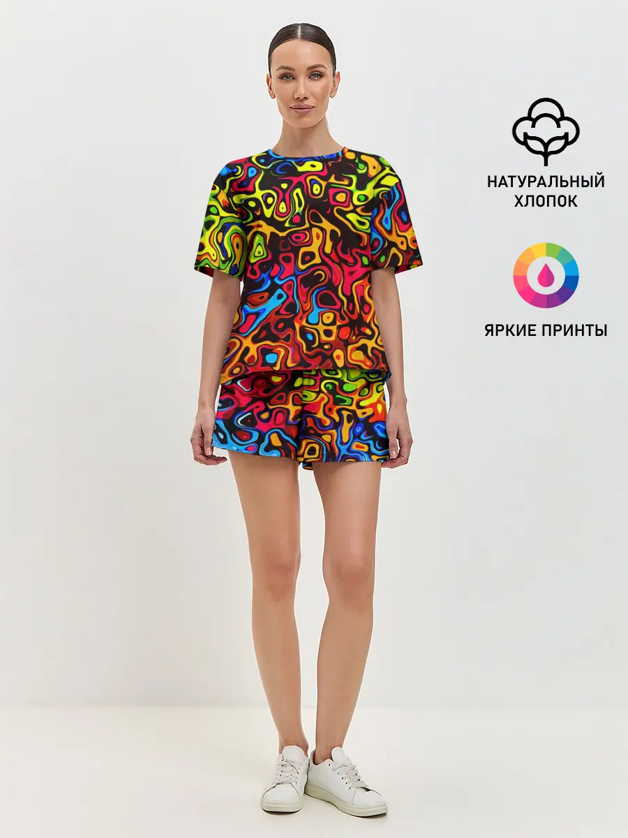 Женская пижама с шортами / LIQUID