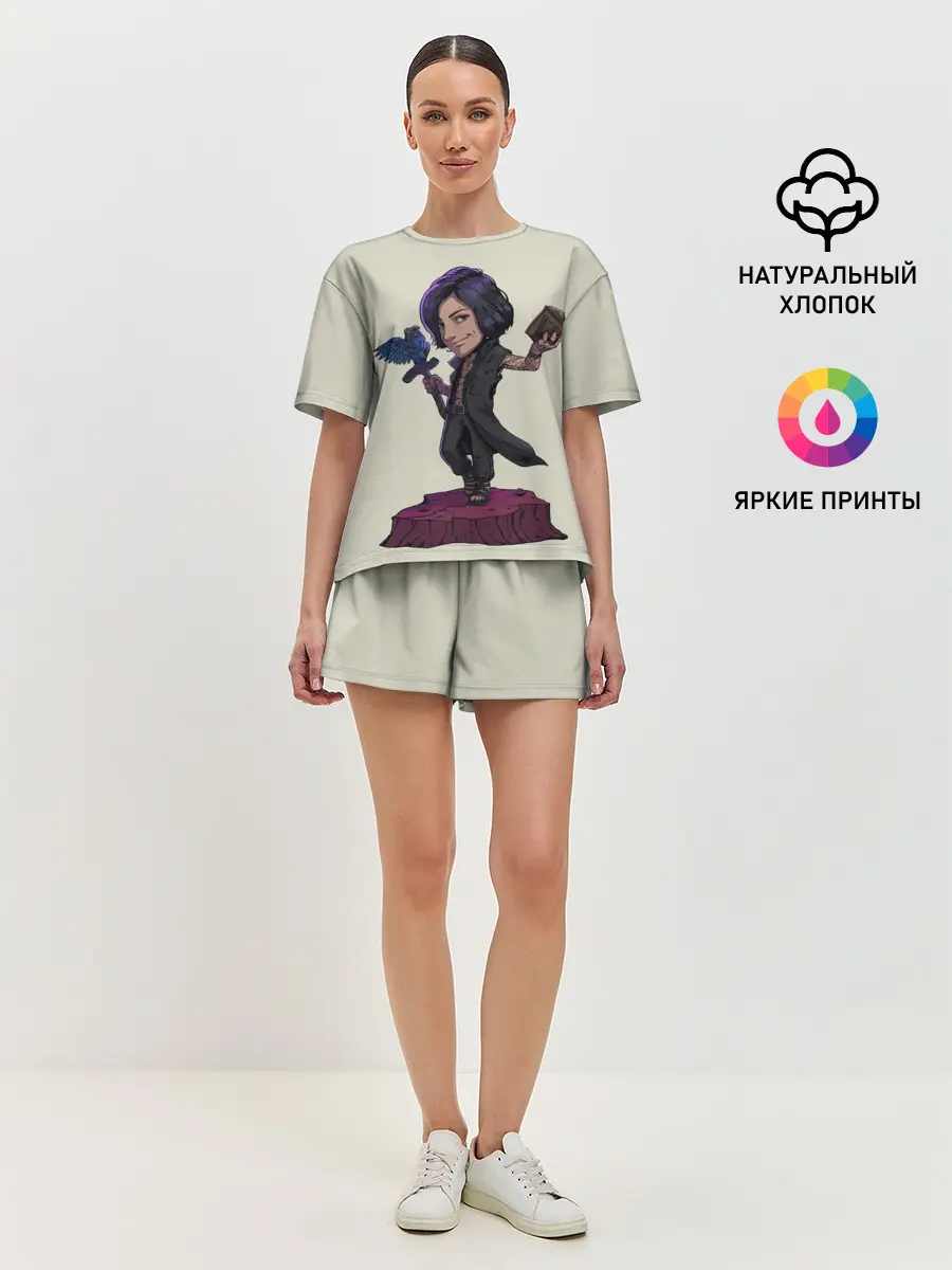 Женская пижама с шортами / V Big head