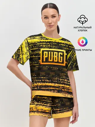 Женская пижама с шортами / PUBG / ПАБГ