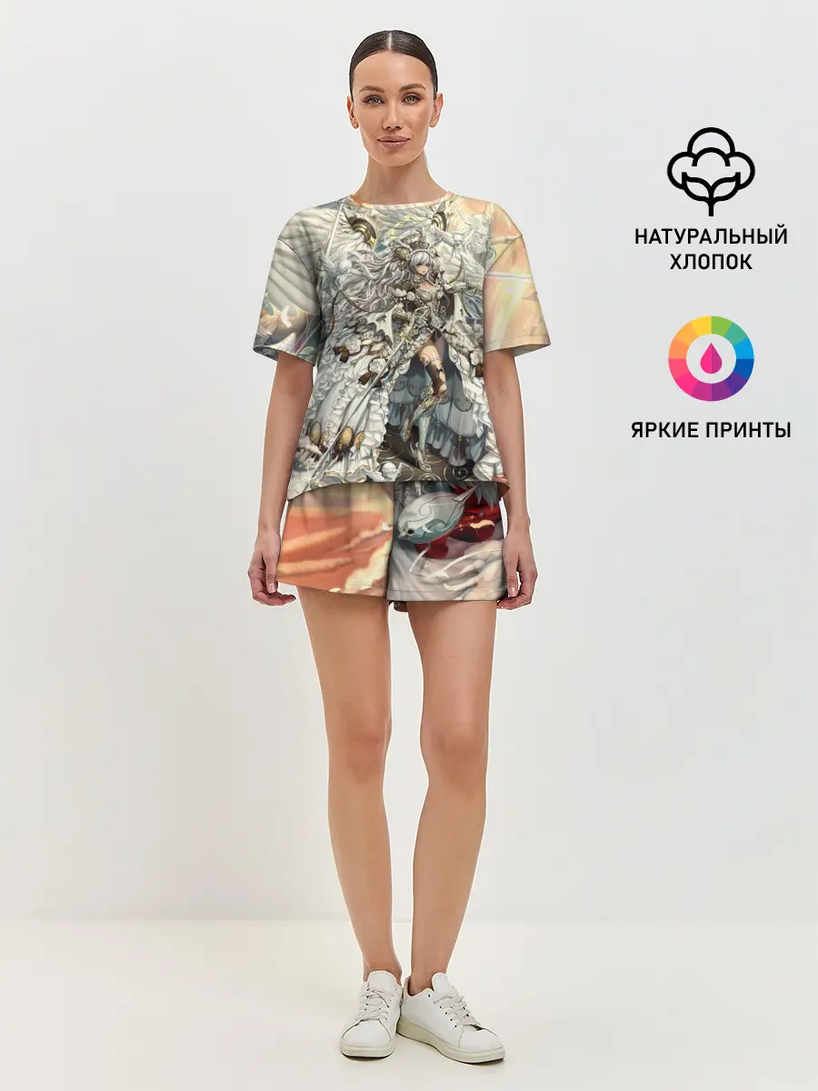 Женская пижама с шортами / Anime angel