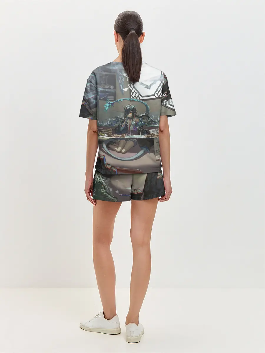 Женская пижама с шортами / Arknights Clay