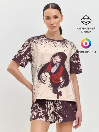 Женская пижама с шортами / Kakegurui | Yumeko Jabami