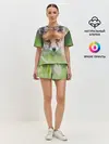 Женская пижама с шортами / Лисенок в засаде