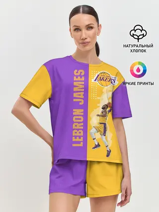 Женская пижама с шортами / Леброн NBA