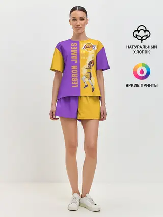 Женская пижама с шортами / Леброн NBA