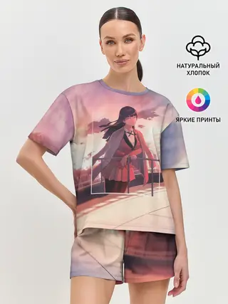 Женская пижама с шортами / Kakegurui Yumeko Jabami art