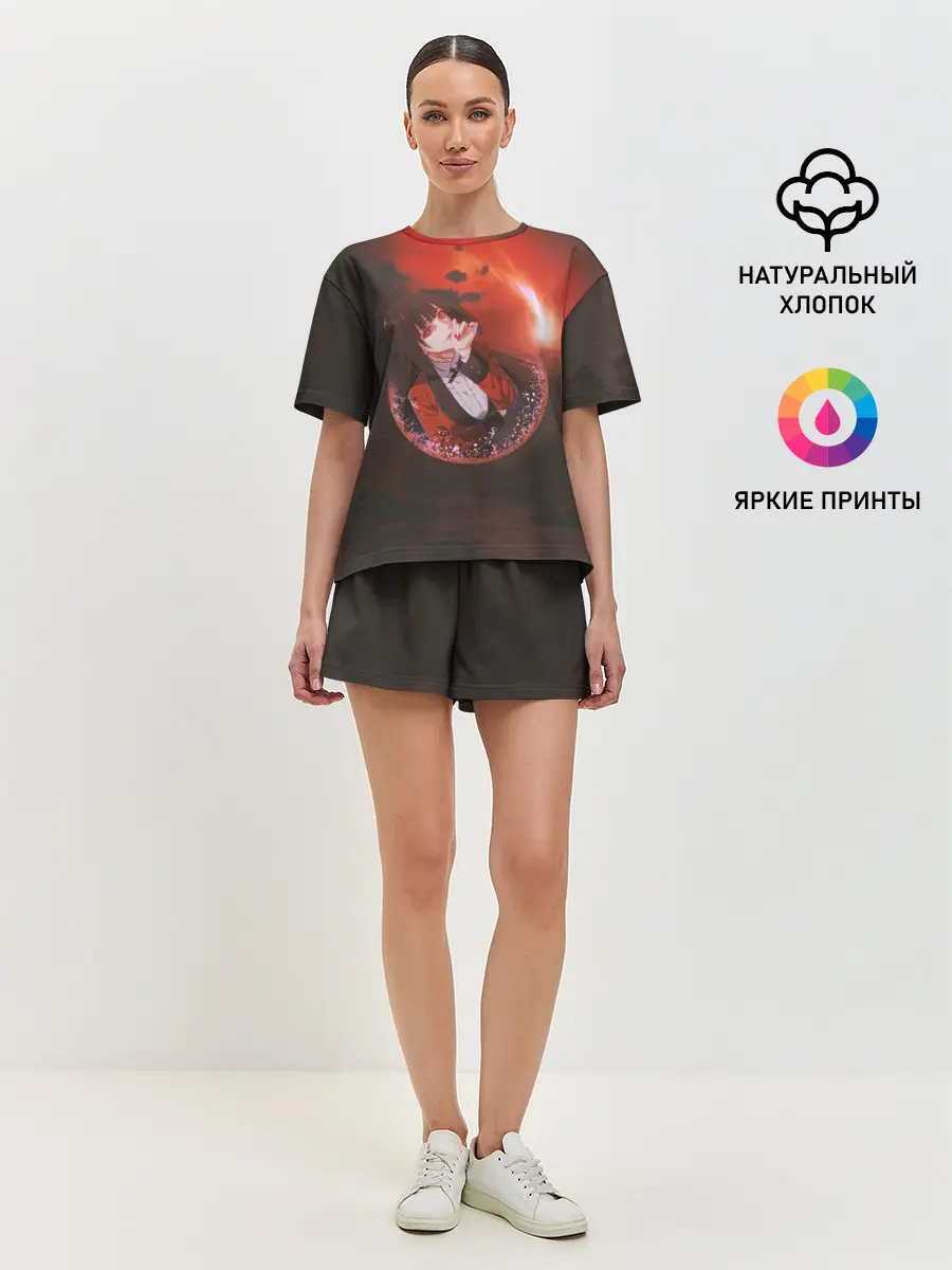 Женская пижама с шортами / Kakegurui Yumeko Jabami art