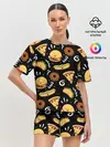 Женская пижама с шортами / Фастфуд