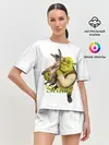 Женская пижама с шортами / Шрек и Осел Мультфильм