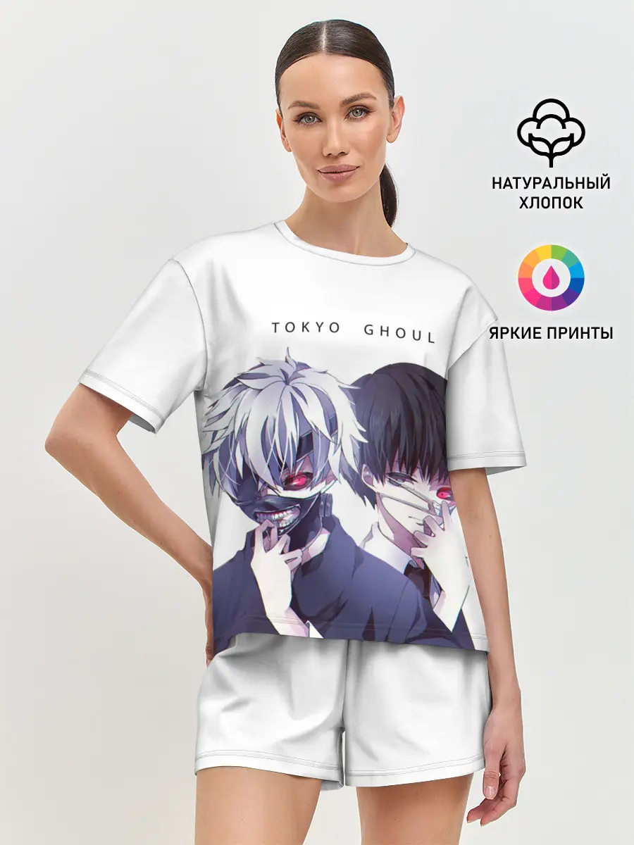 Женская пижама с шортами / Токийский гуль