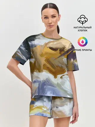 Женская пижама с шортами / FET