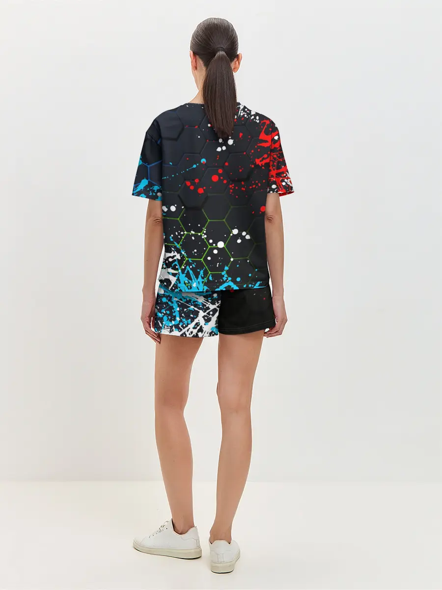 Женская пижама с шортами / PUBG / ПАБГ / ПОРТРЕТ