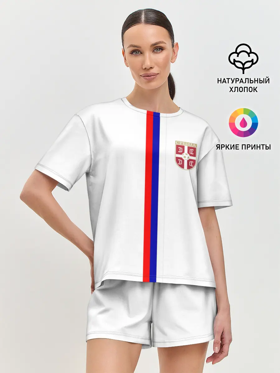 Женская пижама с шортами / Сборная Сербии