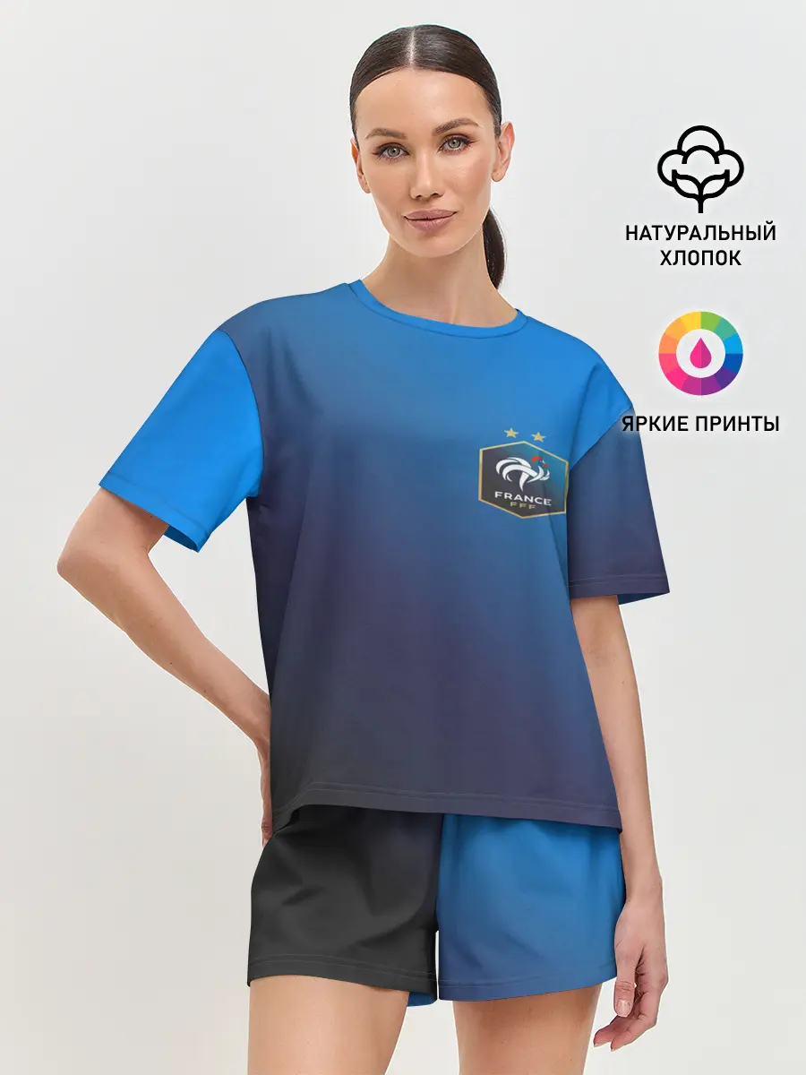 Женская пижама с шортами / Сборная Франции