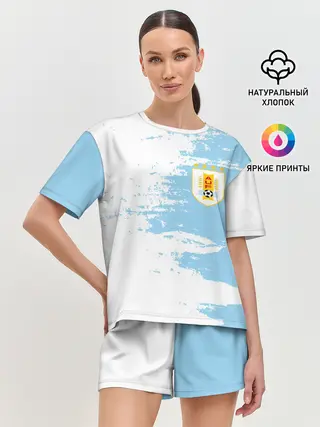 Женская пижама с шортами / Сборная Уругвая