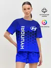 Женская пижама с шортами / HYUNDAI / ХЕНДАЙ / BLUE STYLE