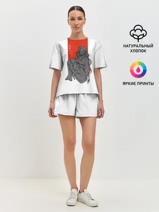 Женская пижама с шортами / Незуко Камадо Kimetsu no Yaiba