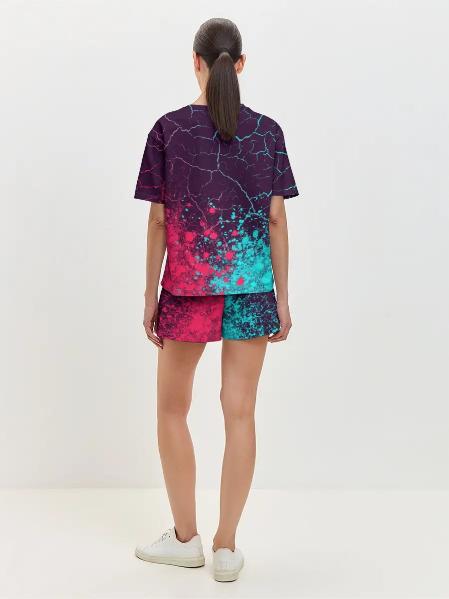 Женская пижама с шортами / Свободу Лелушу - Краска