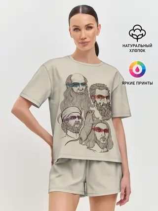 Женская пижама с шортами / Они вам не черепашки ниндзя