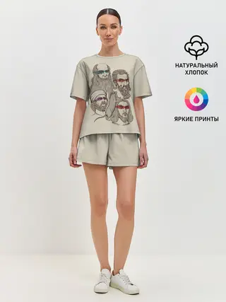 Женская пижама с шортами / Они вам не черепашки ниндзя