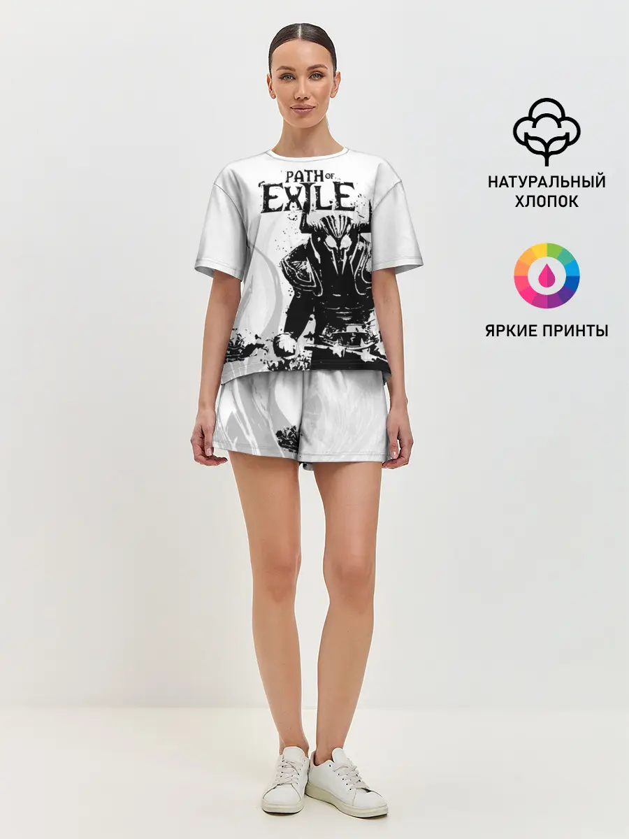 Женская пижама с шортами / PATCH OF EXILE WARRIOR