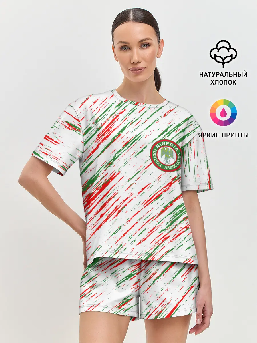 Женская пижама с шортами / Сборная Нигерии