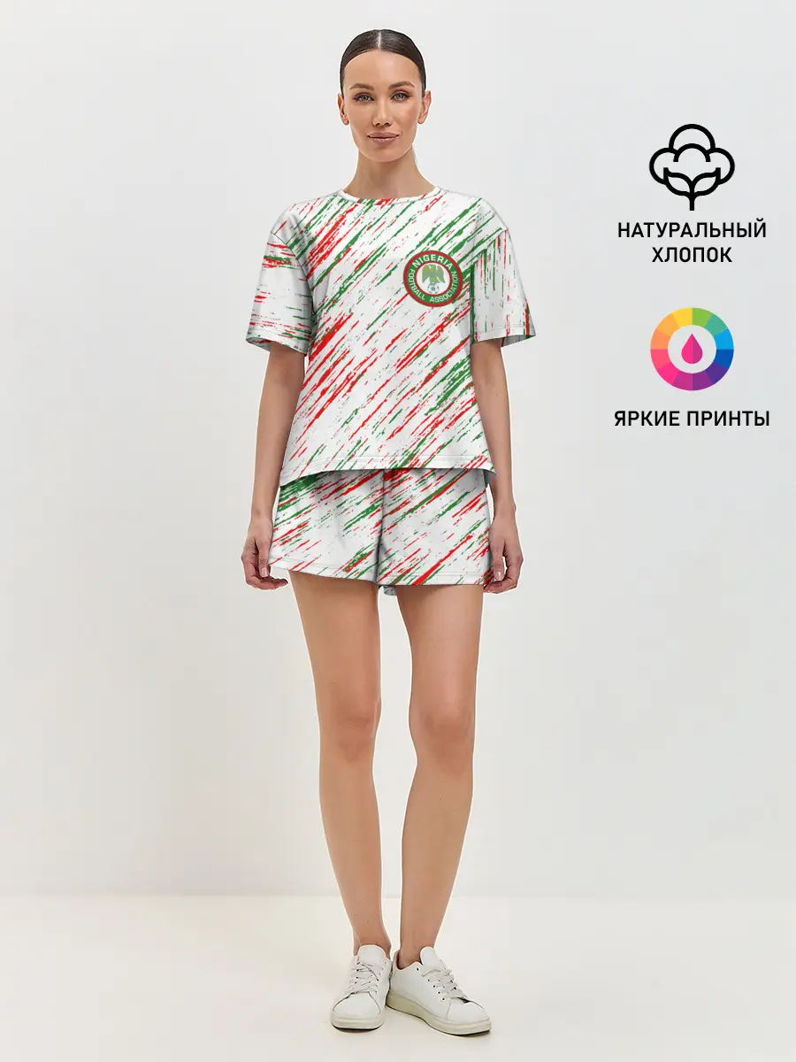 Женская пижама с шортами / Сборная Нигерии
