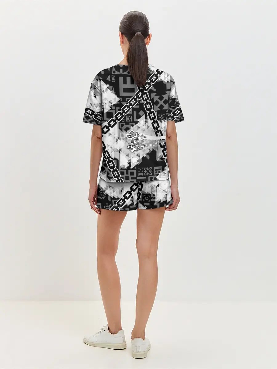 Женская пижама с шортами / Geometry Dash