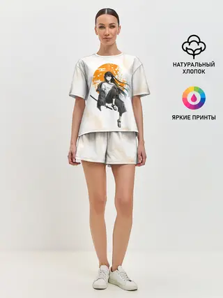 Женская пижама с шортами / Муичиро Токито Kimetsu no Yaiba