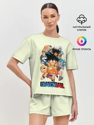 Женская пижама с шортами / Команда Драконьего яйца