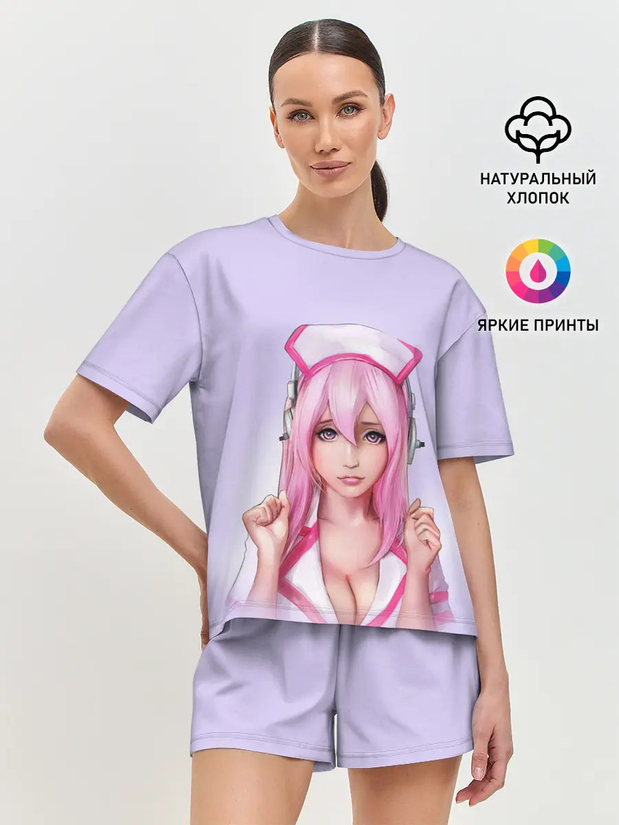 Женская пижама с шортами / Медсестричка | Nurse