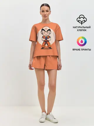 Женская пижама с шортами / Куририн