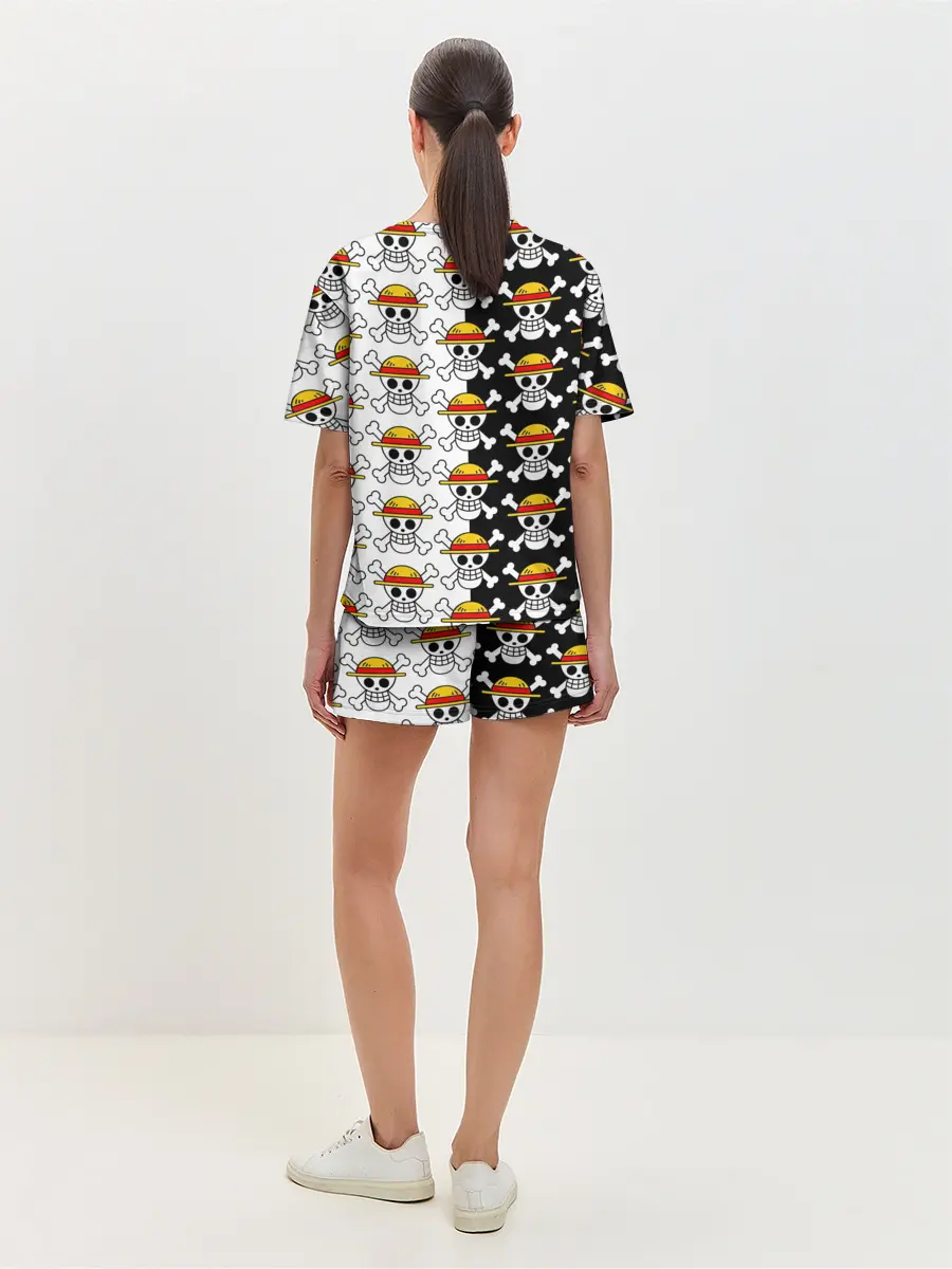 Женская пижама с шортами / ONE PIECE / ВАН ПИС / УЗОР