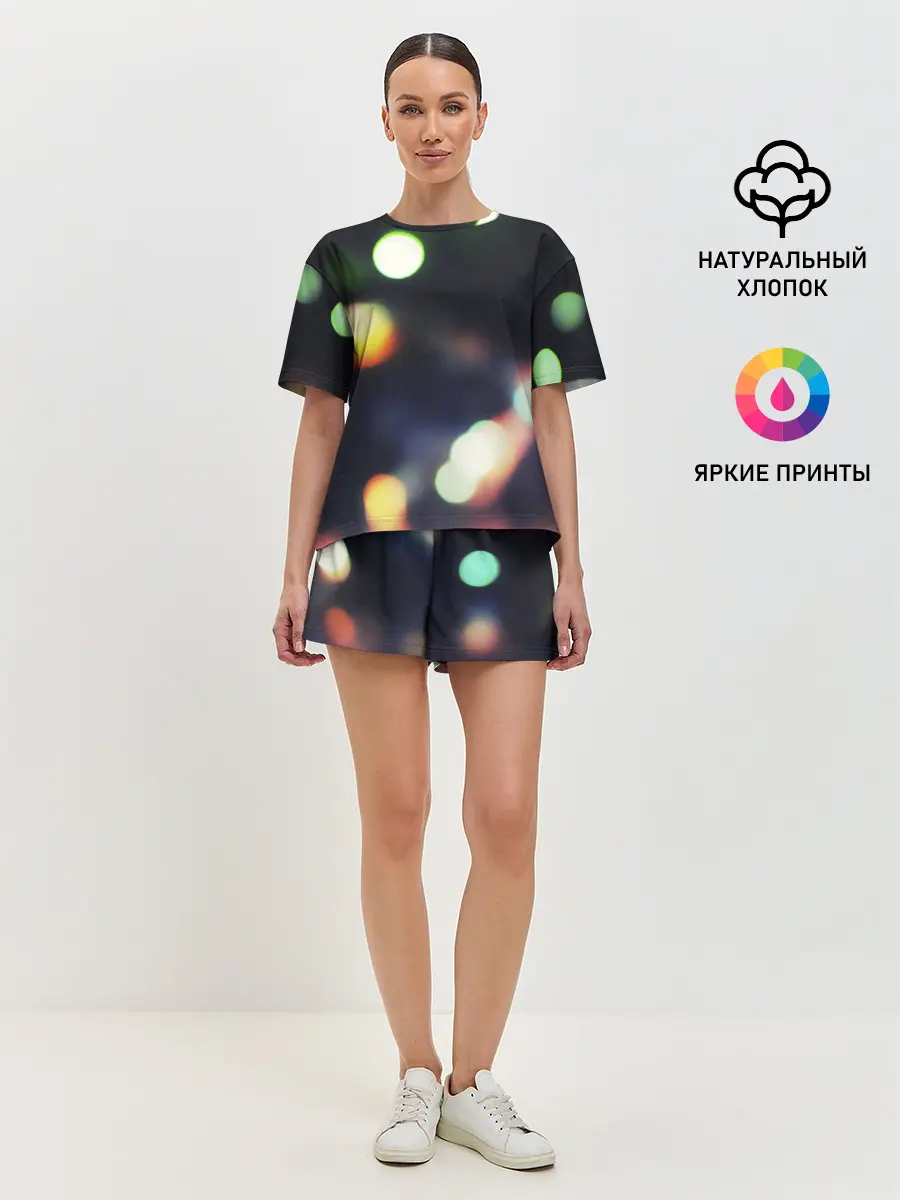 Женская пижама с шортами / NIGHT | НОЧЬ