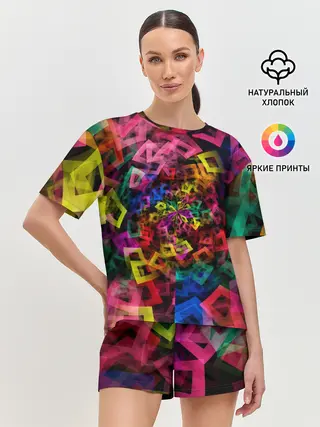 Женская пижама с шортами / Калейдоскоп
