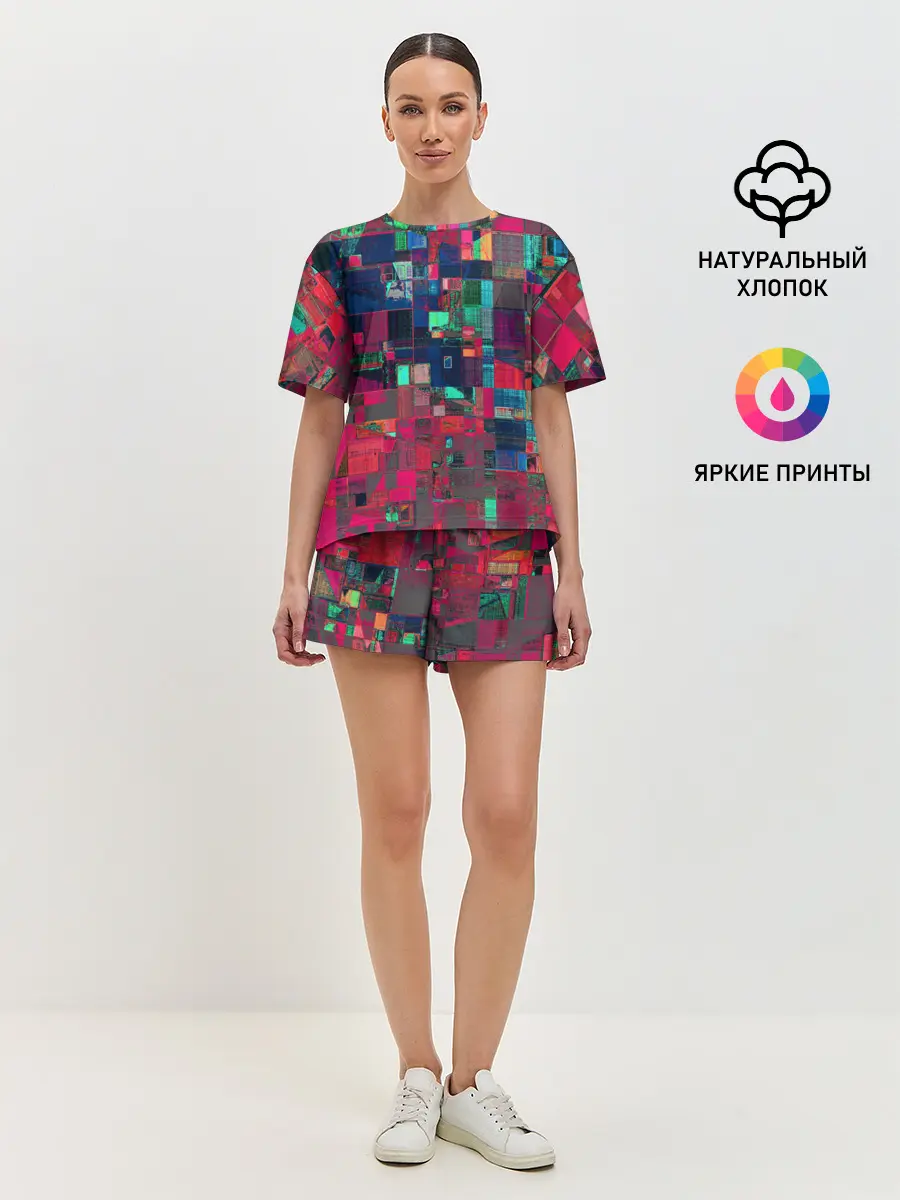 Женская пижама с шортами / HAPPY WINDOWS
