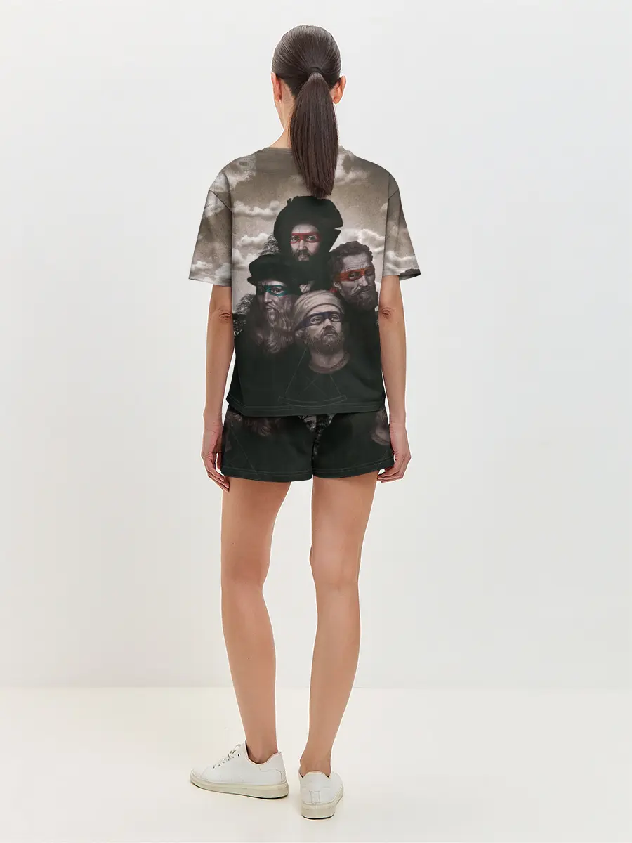 Женская пижама с шортами / Художники, не черепашки ниндзя