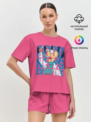 Женская пижама с шортами / Good news everyone