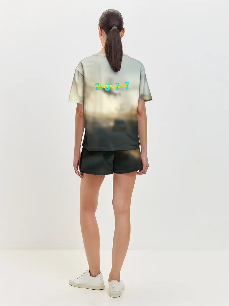 Женская пижама с шортами / CYBERPUNK 2077 | КИБЕРПАНК