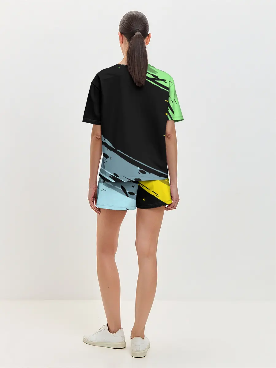 Женская пижама с шортами / Танджиро Незуко Зеницу и Иноске